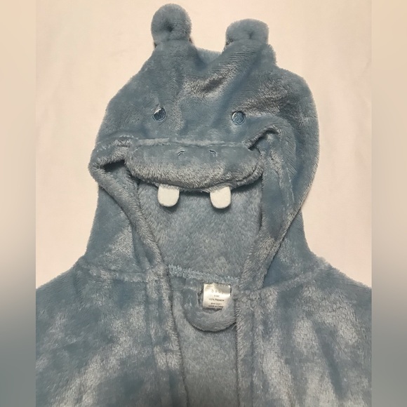 Modern Baby Boy Hippo Bathrobe Size 0-9M - Picture 2 of 7